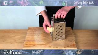 How to Grate Cheese  Cooking with Kids [upl. by Donadee]