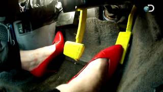 Driving In High Heels  MythBusters [upl. by Pet]