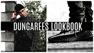 HOW TO STYLE DUNGAREES  Dungarees Lookbook Mens Fashion 2017 [upl. by Sumetra]