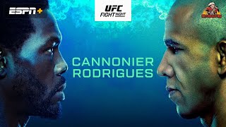 UFC FIght Night Cannonier vs Rodrigues Preview and Predictions [upl. by Bainbrudge341]