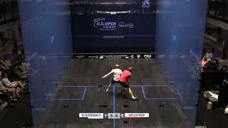 James Willstrop vs Marwan ElShorbagy  US Open 2021 [upl. by Woothen]