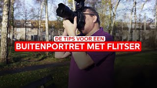 Buitenportret met een REPORTAGEFLITSER [upl. by Nasas388]