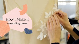 How to Make a Wedding Dress from Start to Finish  How I Make It  Etsy [upl. by Trumaine]