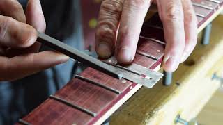 Episode 108 How I Spot Level Recrown And Polish Guitar Frets [upl. by Meter]