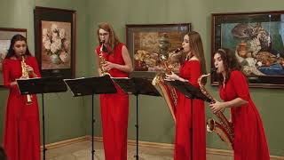 GFHandelArrival of the Queen of Sheba Misteria Saxophone Quartet [upl. by Abdul]