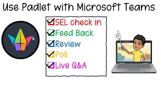 How to use Padlet with Microsoft Teams [upl. by Odelet]