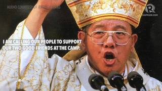 Jaime Cardinal Sin urging people to go to EDSA in 1986 [upl. by Yorgos]