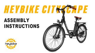 HeyBike Cityscape  How to Assemble [upl. by Procto]