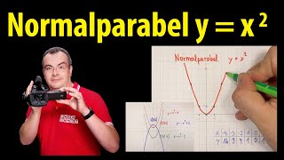 Normalparabel y  x2  quadratische Funktionen  Grundlagen  Lehrerschmidt [upl. by Toft]