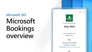 Microsoft Bookings overview [upl. by Drahsir]