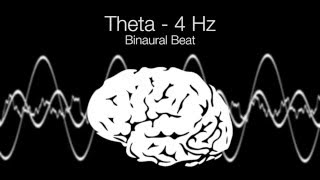 Supercharge Theta Binaural Beat  4Hz 1h Pure [upl. by Senior891]