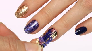 Trying Dashing Diva GLOSS Nail Strips [upl. by Anelegna]