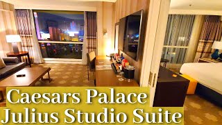 Caesars Palace Las Vegas  Julius Studio Suite  1 King [upl. by Revlys125]