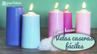 Velas Caseras fáciles [upl. by Nomae981]