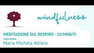 Mindfulness Meditazione sul respiro  20 minuti [upl. by Nnaasil]