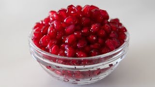 How to Seed a Pomegranate  Cooking Tips amp Recipes [upl. by Novaj]