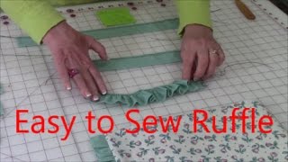 How to Sew a Ruffle  The Sewing Room Channel [upl. by Dwinnell]