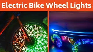 Wheel Lights for Your Electric Bike Monkeylectric Review [upl. by Ynohtnanhoj]