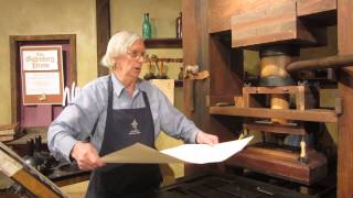 How a Gutenberg Printing Press Works [upl. by Surbeck]