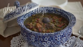 ghormeh sabzi recipe [upl. by Aicirtal]