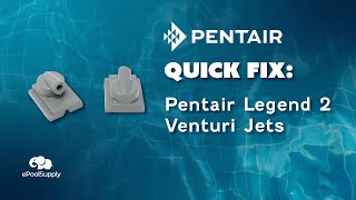 Pentair Kreepy Krauly Legend II Venturi Jets  Quick Fix [upl. by Ecneret383]