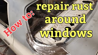 How to repair rust around windows [upl. by Suivatal]