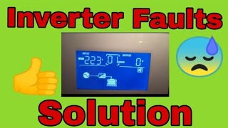 Inverex MPPT Inverter Fault Code 10 Solved [upl. by Eleahcim]