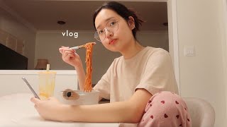 vlog what i eat in a day without my moms cooking school updates taking ig pics [upl. by Genesa]