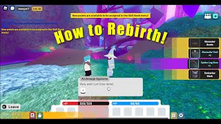 Vesteria how to RebirthResetRestart your character [upl. by Norword]