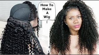 HOW TO MAKE A WIG FOR BEGINNERS FRIENDLY [upl. by Ednihek226]