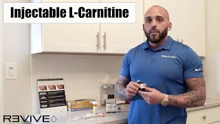 Injectable Vitamin Series  L Carnitine  Fat Burner [upl. by Ellehcirt]