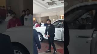 AlluArjun Stylesh Entry at Richmont Grand Launch event in Hyderabad [upl. by Tarsuss417]