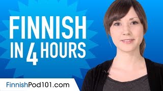 Learn Finnish in 4 Hours  ALL the Finnish Basics You Need [upl. by Klina]