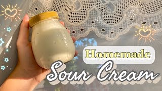 How to make Sour Cream  Easy Homemade Sour Cream Dip  withJoshvy✨ [upl. by Ettenaj]