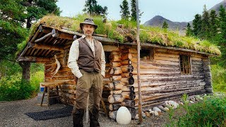 Alone at Dick Proennekes Log Cabin in the Wilderness  Silence and Solitude in Alaska [upl. by Chenee]