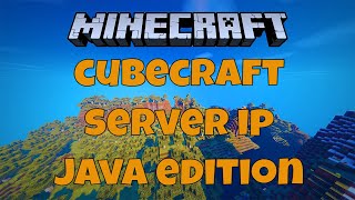 Minecraft Cubecraft Server IP JAVA EDITION [upl. by Langelo]