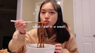 what i eat in a week pt 7 korean amp realistic [upl. by Eiwoh918]