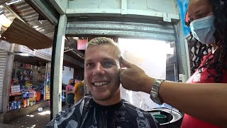 2 Colombian Haircut In The Hood  Cartagena 🇨🇴 [upl. by Bradshaw560]