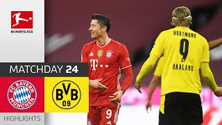 FC Bayern München  Borussia Dortmund  42  Highlights  Matchday 24 – Bundesliga 202021 [upl. by Oirretna]