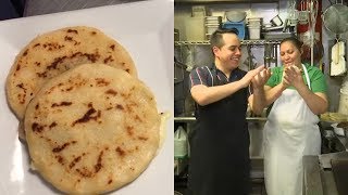 How to make savory Salvadoran pupusas  Holiday Recipes [upl. by Zwiebel]