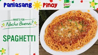 Easy Pinoy Spaghetti  Panlasang Pinoy [upl. by Thunell]