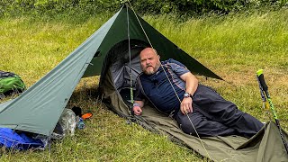 How I set up for Tarp and Bivi Camping [upl. by Eimmak]