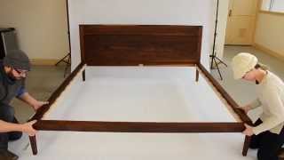 Platform Bed No1  Assembly Instructions [upl. by Mavis]