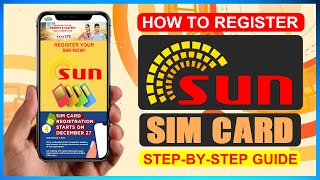 HOW TO REGISTER SUN SIM CARD [upl. by Gonzales]