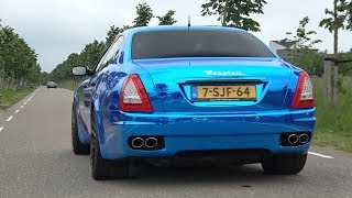 Maserati Quattroporte 42 V8 with Straight Custom Exhaust  LOUDEST EVER [upl. by Aicinoid]