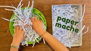 How to make a paper mache [upl. by Ecirtal]