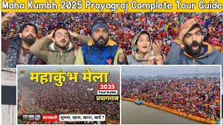 Reaction On Maha Kumbh 2025  Prayagraj Complete Tour Guide  Tent City Food Hotel Tourist Places [upl. by Leicester]