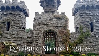 How to Create a Hyperrealistic Stone Castle Miniature [upl. by Llenrag]