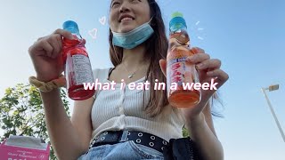 what i eat in a week part 2 korean food  realistic [upl. by Nauqet]