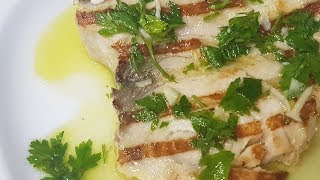 PESCE SPADA ALLA GRIGLIA  FoodVlogger [upl. by Maon]